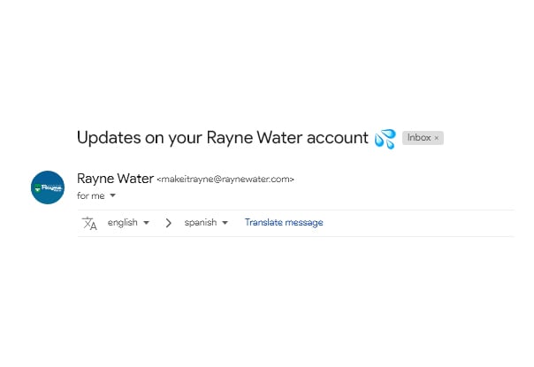 Rayne Water